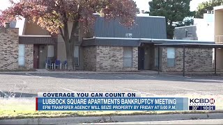 Lubbock Square Apartments will be seized by EFM by end of week
