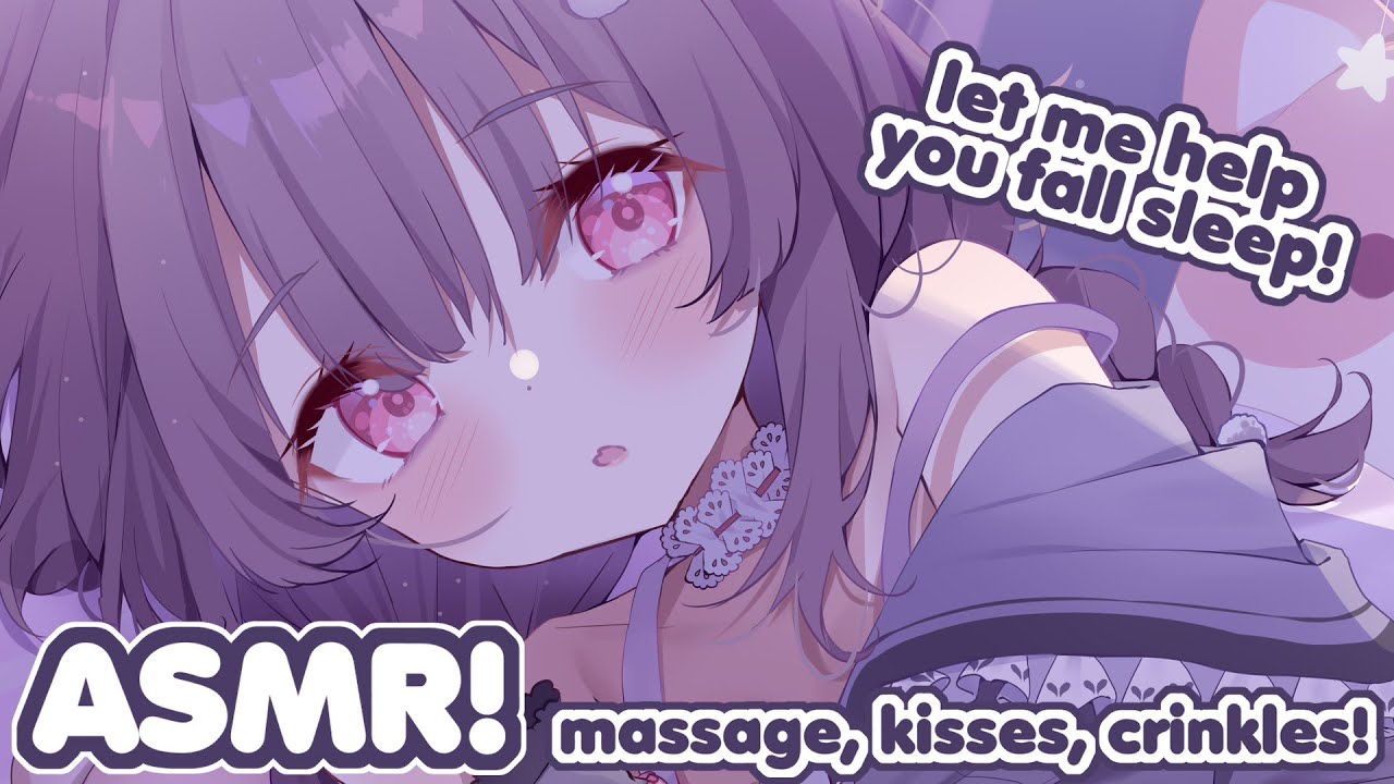 LIVE ASMR 🔴 let me crinkle you and massage you to sleep!!! comforting whispers and relaxation!!! ♥