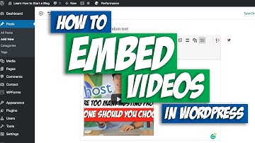 How to Embed Videos in WordPress