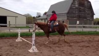 Tiana and Ruby first time jumping