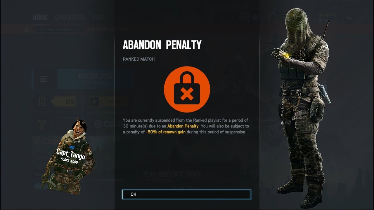 We had a Matchmaking Error - Rainbow Six Siege