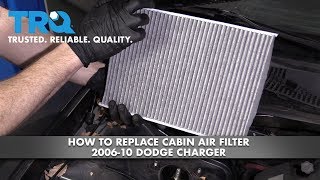 How to Replace Cabin Air Filter 2006-10 Dodge Charger