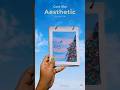 Easy Aesthetic Sky Painting 🌸 | Simple Nature Art for Beginners 🎨#shorts