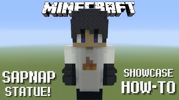 Minecraft Statue Showcase Sapnap! (YouTuber) How-to