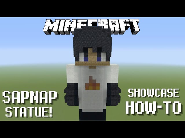 Minecraft Statue Showcase Sapnap! (r) How-to 