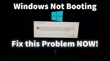 Windows Installation Cannot Proceed Fix