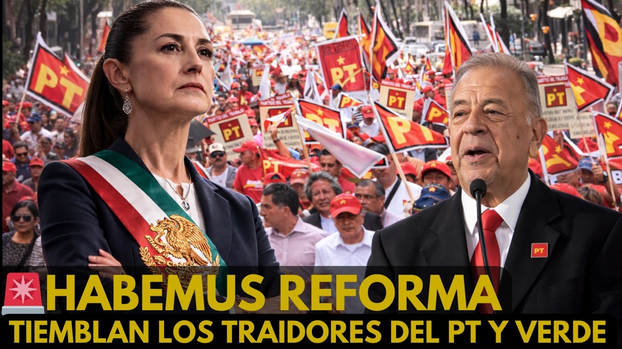 🚨 ¡SE LES ACABÓ EL NEGOCIO! CLAUDIA  VA POR LA REFORMA Y EL PT Y EL VERDE ¡YA ESTÁN TEMBLANDO!