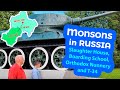 MONSONS in KALUGA region. Module Slaughter house, Boarding School, Orthodox Nunnery and T-34
