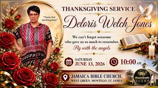 Thanksgiving Service for the Life of Deloris Jones