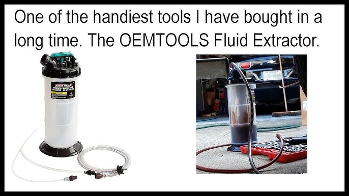 OEMTOOLS Pneumatic/Manual Fluid Extractors - 360 