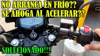 Moto No Prende En Frio y Se Ahoga SOLUCIONADO!! @NickRider