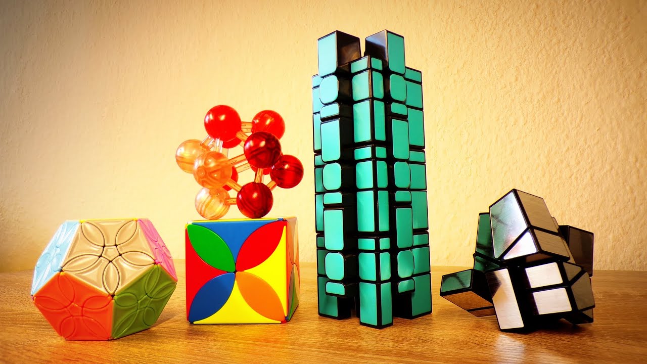 Распаковка №12: Blossoms megaminx, Mirror SQ-1,  Qiyi M Pro 2×2, Clover cube, Qiyi mirror cube v2...