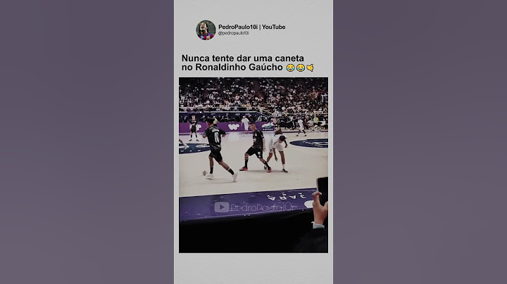 NEVER TRY TO NUTMEG RONALDINHO GAUCHO 😂🤙