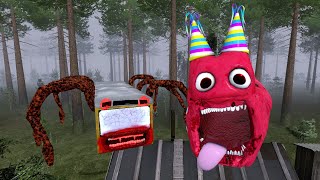 BUS EATER MONSTER VS BANBAN TRAIN EATER! WHO IS STRONG? garry's mod by bestini 219 views 1 month ago 10 minutes