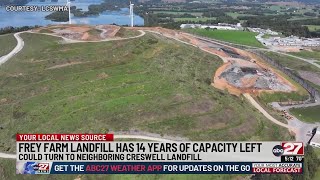 Frey Farm Landfill has 14 years of capacity left