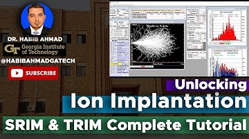 IONENIMPLANTATIE SIMULATIE || SRIM & TRIM Software Stap-voor-stap Tutorial 💻🔑🔓