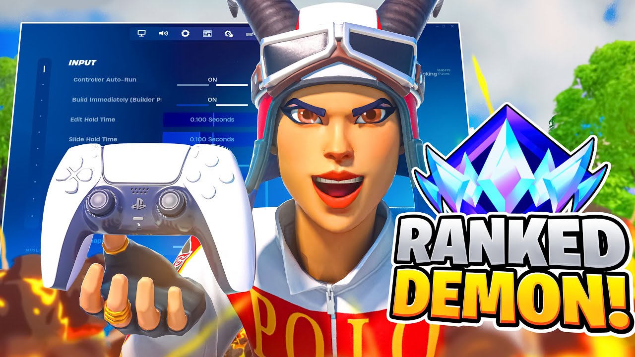 Ranked demon new best controller settings for fortnite chapter 5