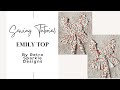 Emily top sewing tutorial by retro sparkle designs