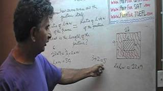 Math Problems Day 24 - Area of a Rectangle - Online Prep Tutor GRE, GMAT, TEAS, SAT, ACT, TOEFL
