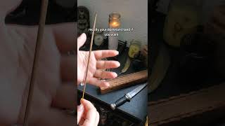 Manifest with incense #witchifestyle #witchesofyoutube #witchcraft #witchtip #howtomanifestanything