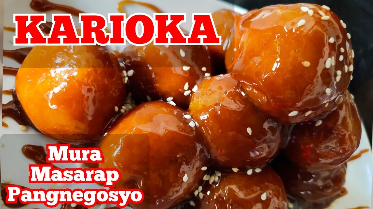 Karioka Easy Recipe How to make Carioca with Latik Sauce Cascaron YouTube