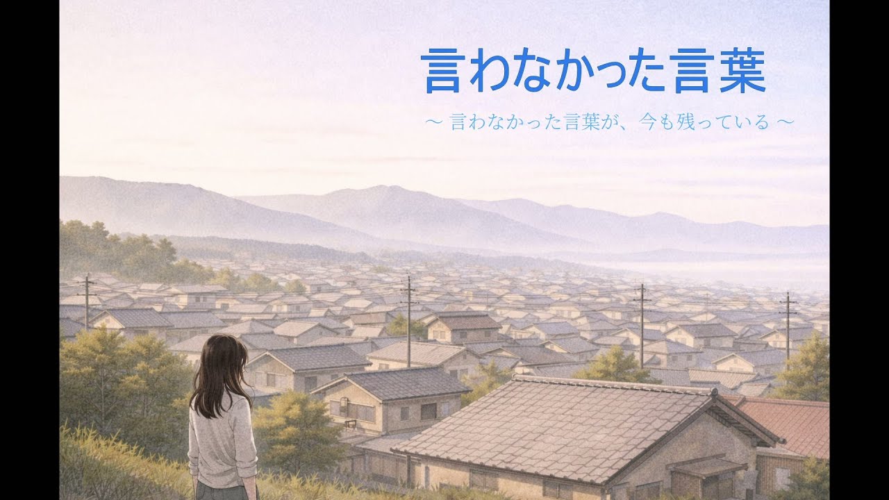 言わなかった言葉（Full Version）｜静かに残る想いのポップバラード