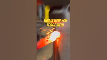Blacksmith forge welding. #blacksmith #forgewelding #makingvideos #handmade