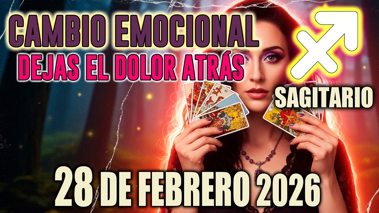 Sagitario ♐ CAMBIO EMOCIONAL IMPORTANTE 🔥DEJAS EL DOLOR ATRÁS Y COMIENZAS A AMAR SIN MIEDO horóscopo