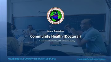 (Refix) Community Health Doctoral Program Orientation
