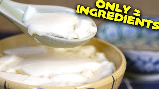 The Easiest 2-Ingredient Chinese Tofu Pudding 豆腐花