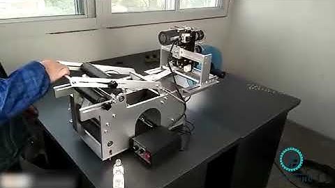 Máy Dán Decal Chai Tròn Bán Tự Động Có In Date