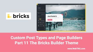 Famous Custom Post Types and Page Builders Part 11 The Bricks Builder Theme Profile