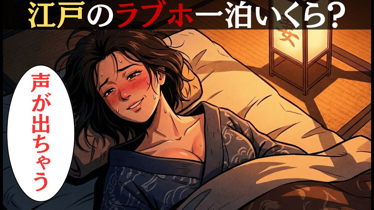 江戸のラブホテル「出会茶屋」。一日に数千組が消える禁断の密室…バレれば即死刑の不倫事情とは？【江戸時代の裏側】【江戸好奇心】