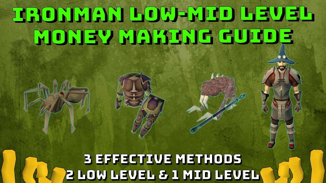 runescpae ironman low level money making