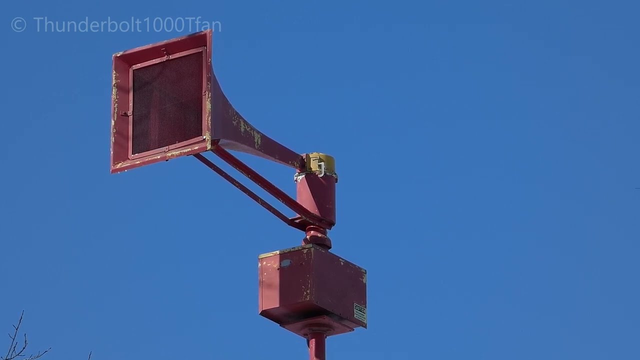 (Sick) Federal Signal Thunderbolt 1000T Siren Test | Full Alert | Auglaize Township, OH | 1/15/25