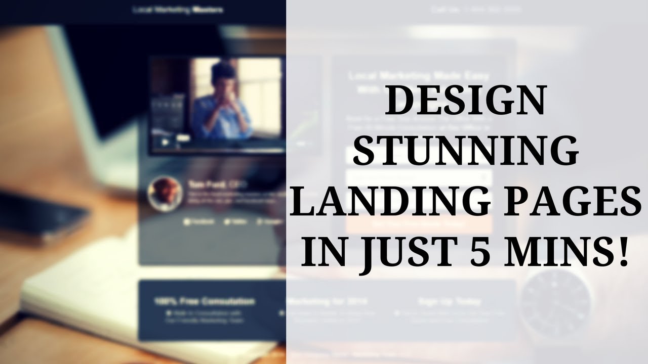 Create High Converting landing pages in 5mins from Scratch | How to ...