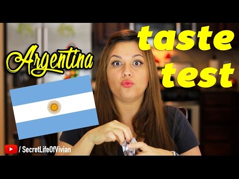 ARGENTINIAN FOOD ARGENTINA TASTE TEST | VIVIAN REACTS