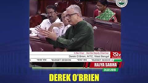 Derek O’Brien makes a Point of Order on introduction of Bills