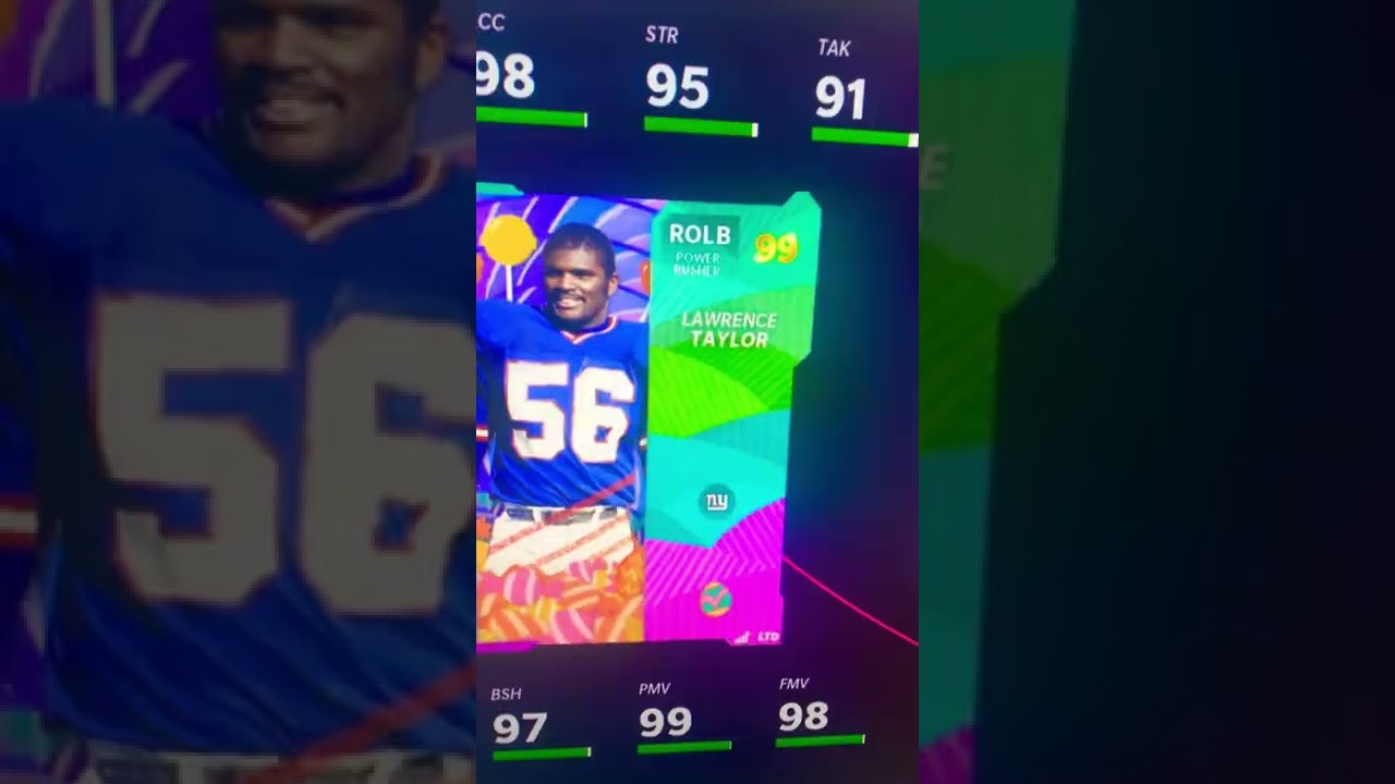 BRAND NEW LIMITED TIME LAWRENCE TAYLOR COMING TO MADDEN 22 ULTIMATE TEAM!