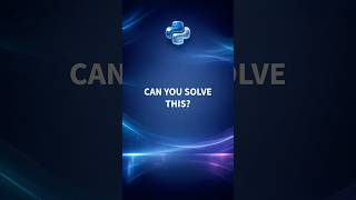 Only 1% Can Solve This Python Puzzle 😏
