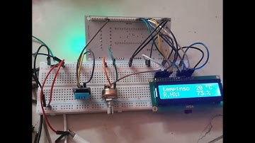 Comprobación en físico del sensor de temperatura y humedad DHT11 con pic18f4550 y lcd de 16x2