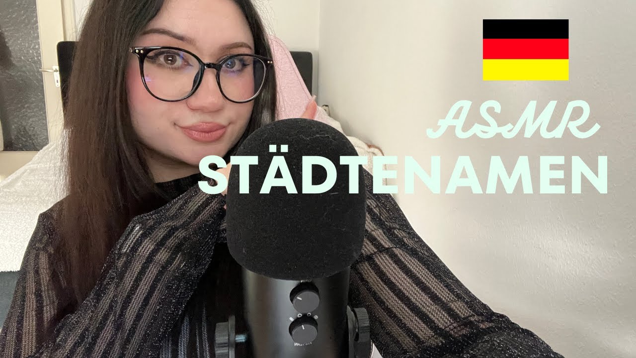 Trying to pronounce German cities l Deutsche Städtenamen l german asmr l Deutsch asmr