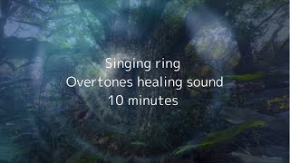 10分【瞑想・安眠】世界で唯一の全倍音を奏でるシンギング•リンと自然 