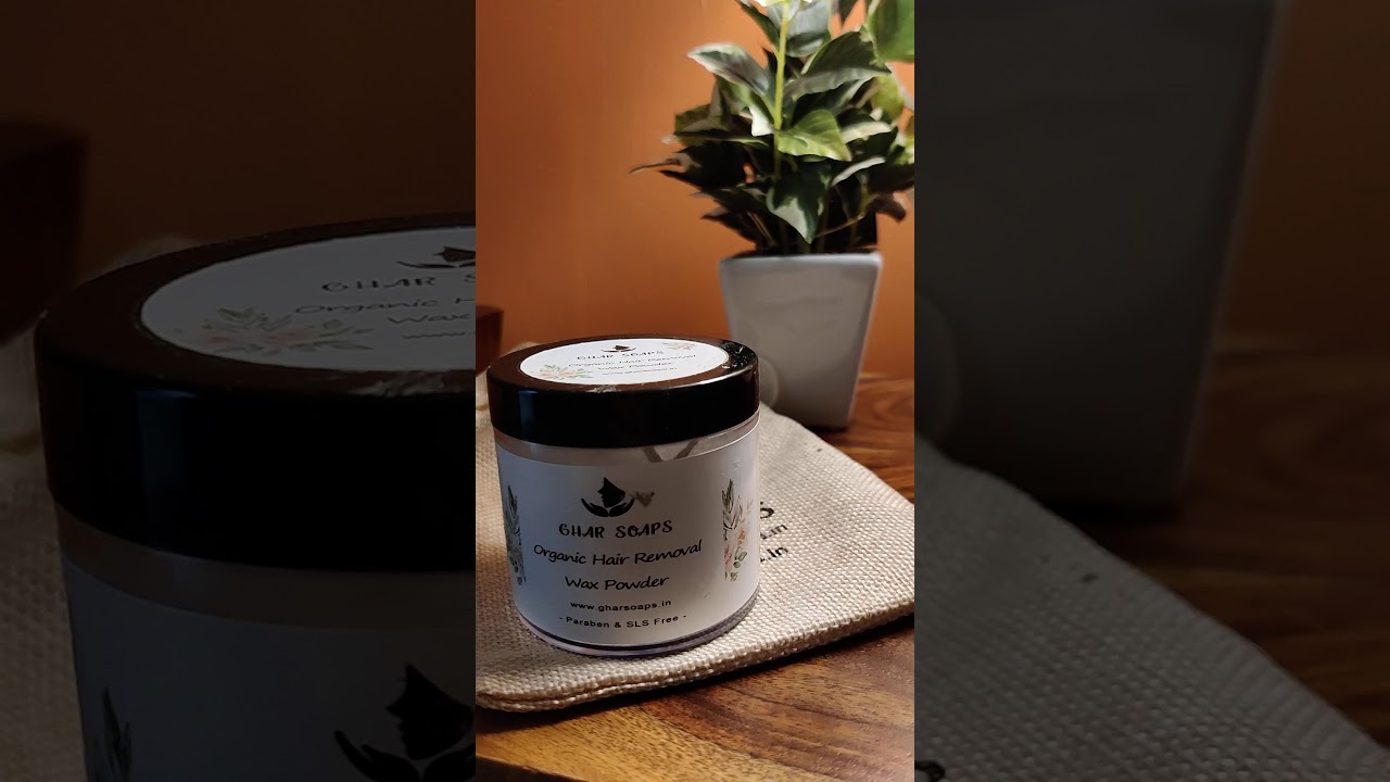 Ghar Soaps Organic hair removal powder review.