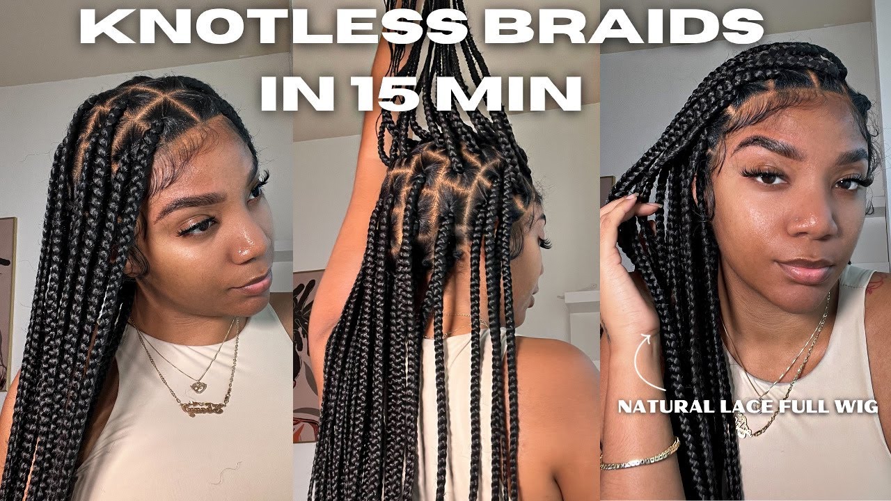 Most Realistic Full Lace braided wig I've ever seen! Ft. FANCIVIVI ...