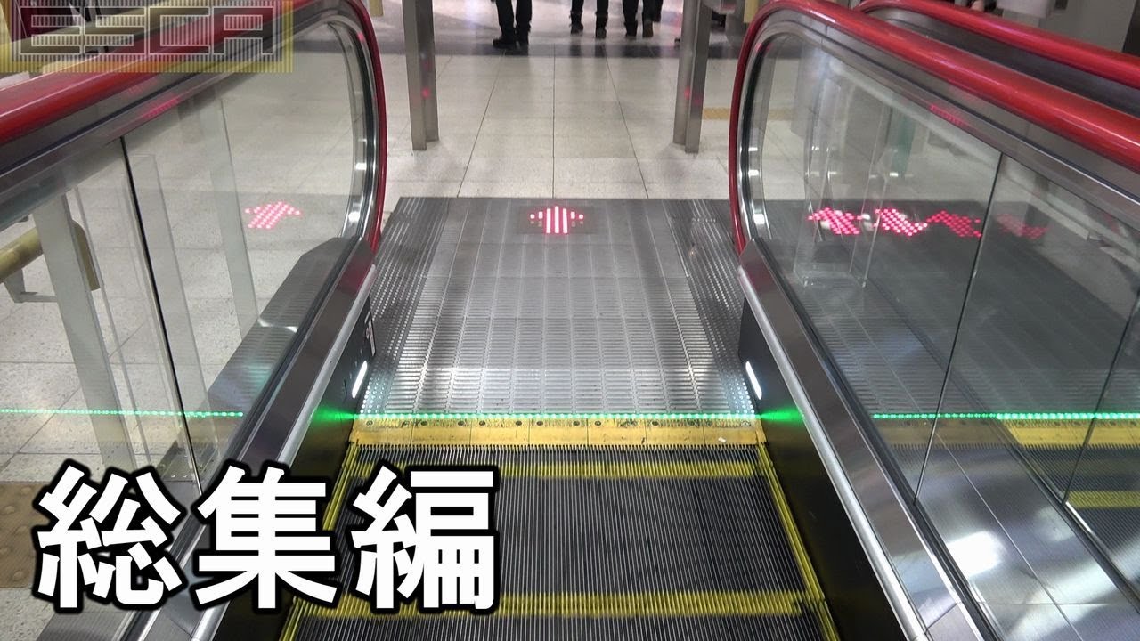 【ひたすらエスカレーター】エスカレーター動画まとめ 新千歳空港 Hokkaido shinchitose airport Escalator videos omnibus