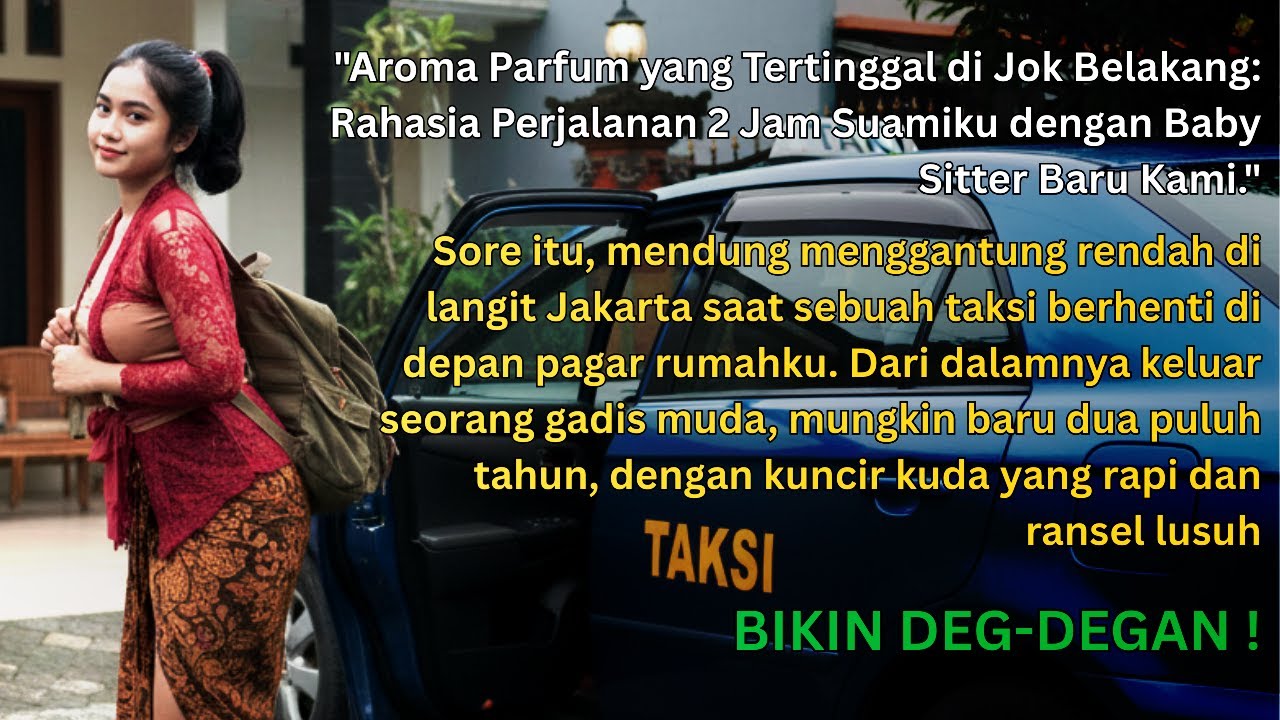 Aroma Parfum yang Tertinggal di Jok Belakang Rahasia Perjalanan 2 Jam Suamiku dengan Baby Sitt