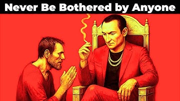 How to Never Be Bothered by Anyone | Machiavelli’s Coldest Rule for Mental Power