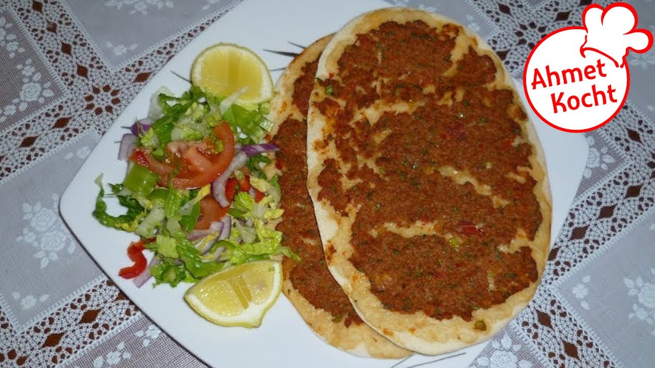 Rezept: Lahmacun | Ahmet Kocht | türkisch kochen | Folge 29 - YouTube