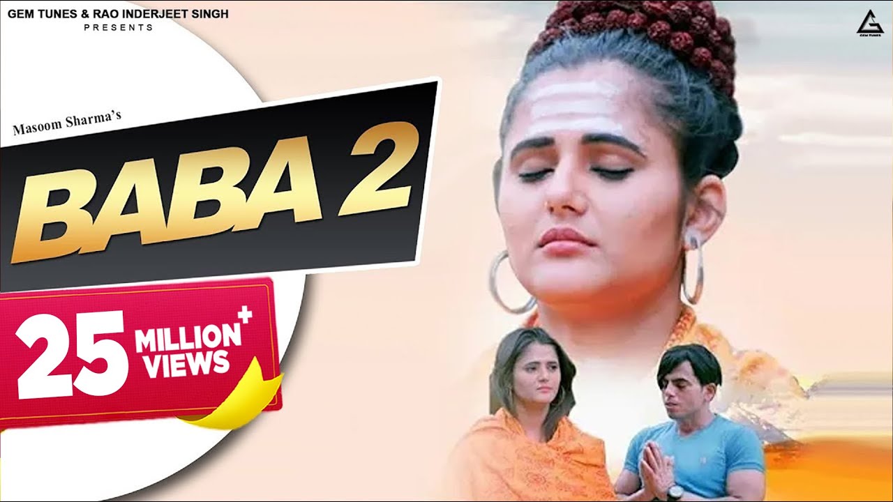 Baba 2 Official Video  Masoom Sharma  Anjali Raghav  MK Chaudhary  Haryanvi Song